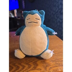 Vintage 1997 Pokemon Nintendo Tagged Snorlax Japanese Edition Small Plush Toy 6"